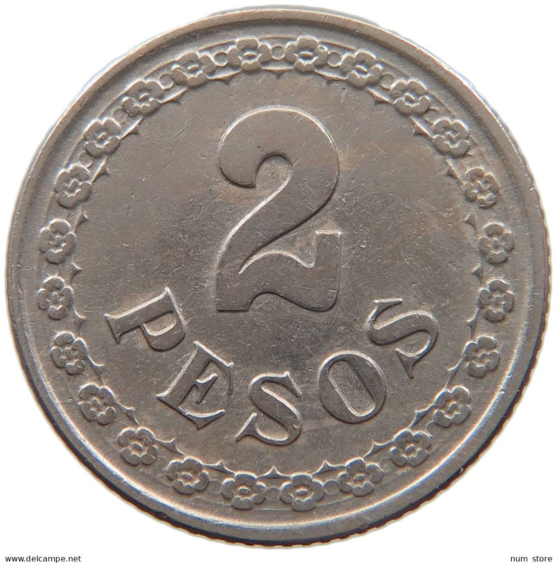 PARAGUAY 2 PESOS 1925 #s087 0579 - Paraguay