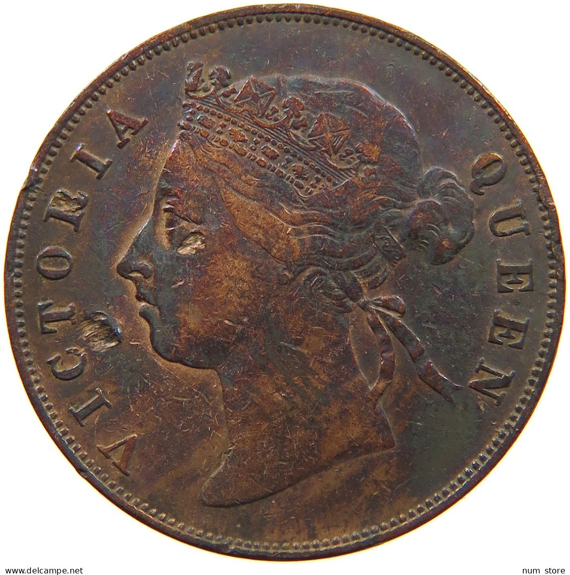 MAURITIUS 5 CENTS 1884 #s085 0177 - Maurice