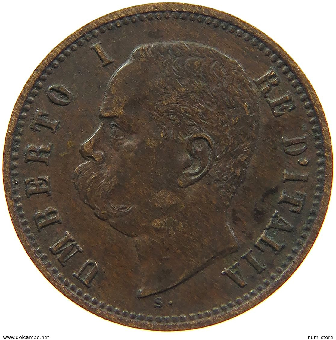 ITALY 2 CENTESIMI 1898 R #s081 0619 - 1878-1900 : Umberto I