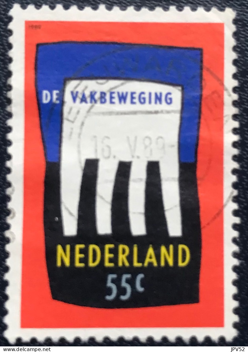 Nederland - C1/16 - 1989 - (°)used - Michel 1358 - Vakbeweging - Gebraucht