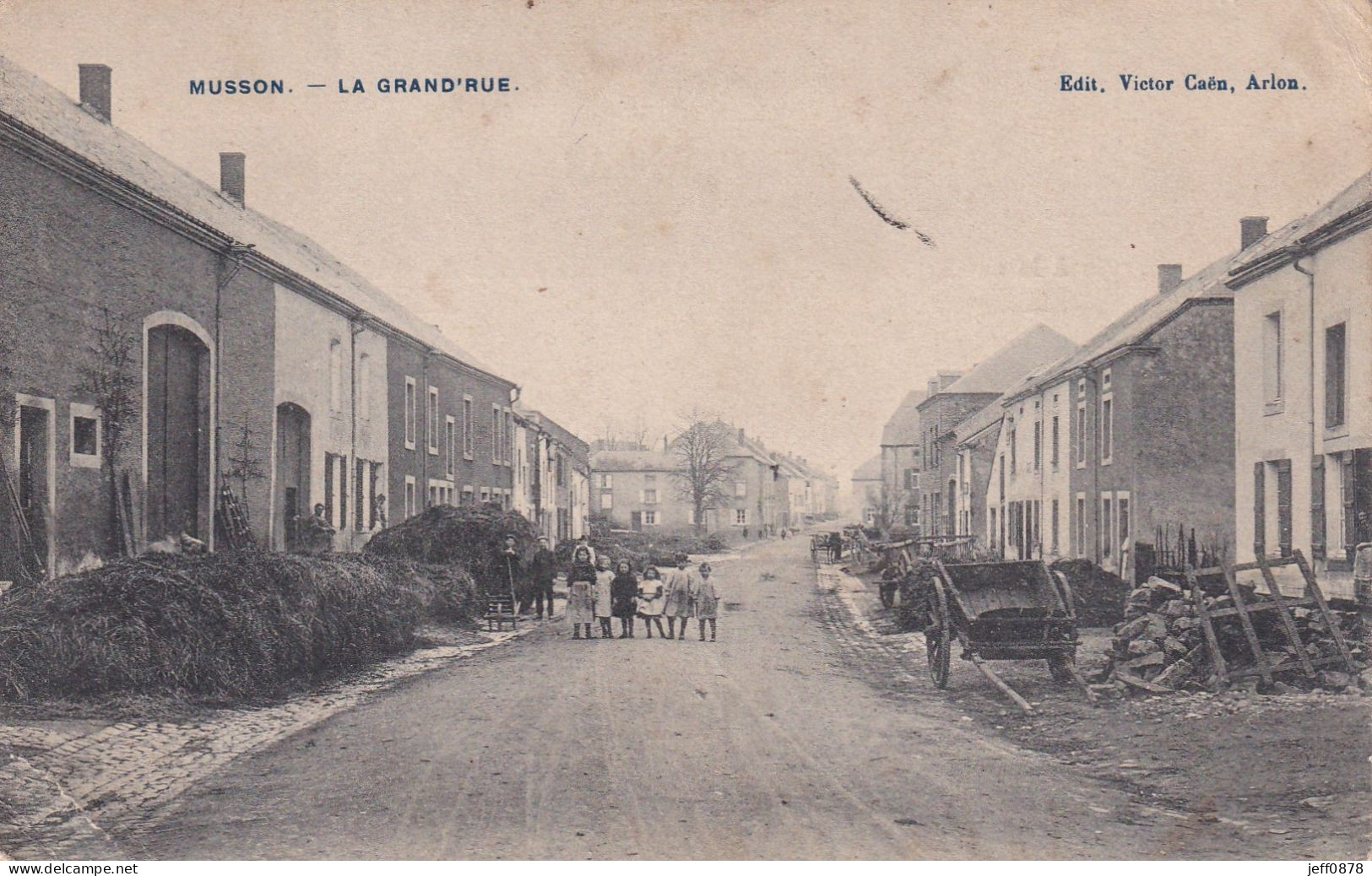 BELGIQUE - LUXEMBOURG - MUSSON - La Grand Rue - 1913 - Très Bon état - Musson