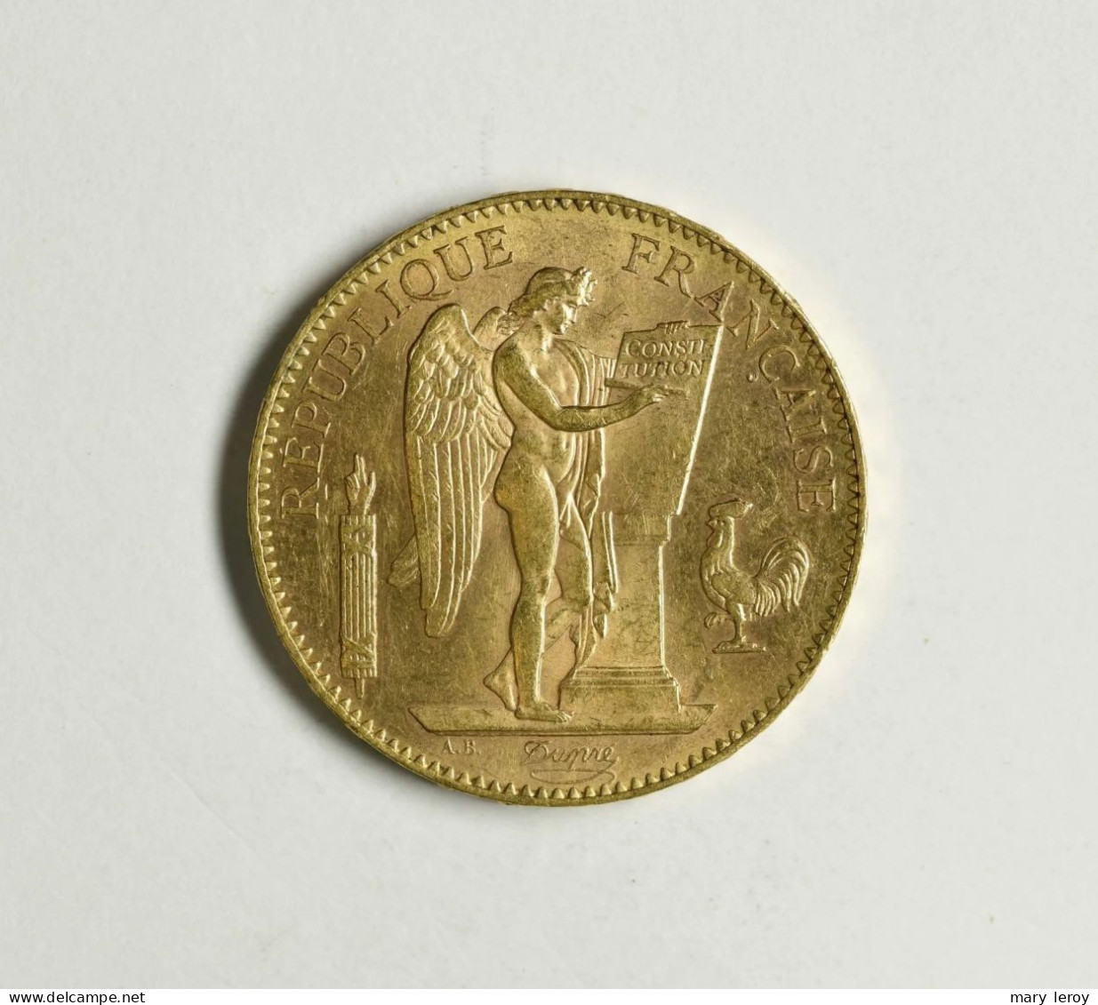 Superbe & Rare Pièce De 100 Francs Or Génie Paris 1909 G. 1137 - 100 Francs (oro)