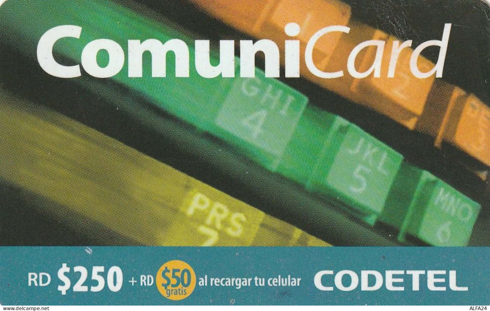 PREPAID PHONE CARD REPUBBLICA DOMINICANA  (CV272 - Dominicaine