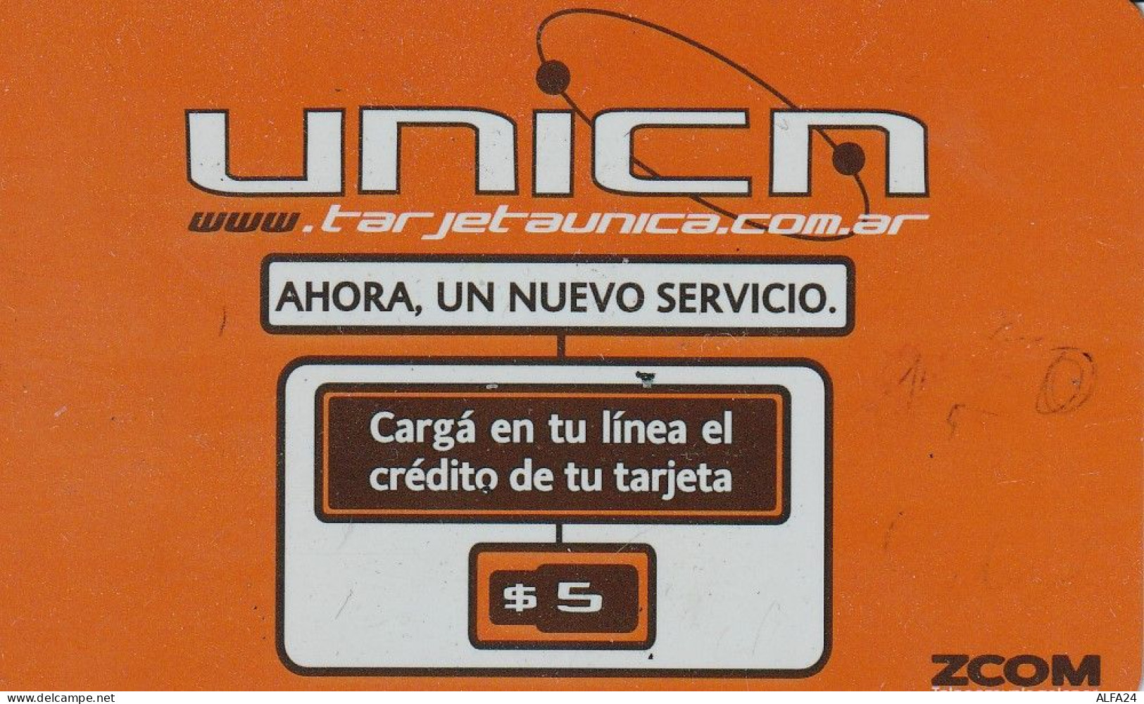 PREPAID PHONE CARD ARGENTINA  (CV4258 - Argentine