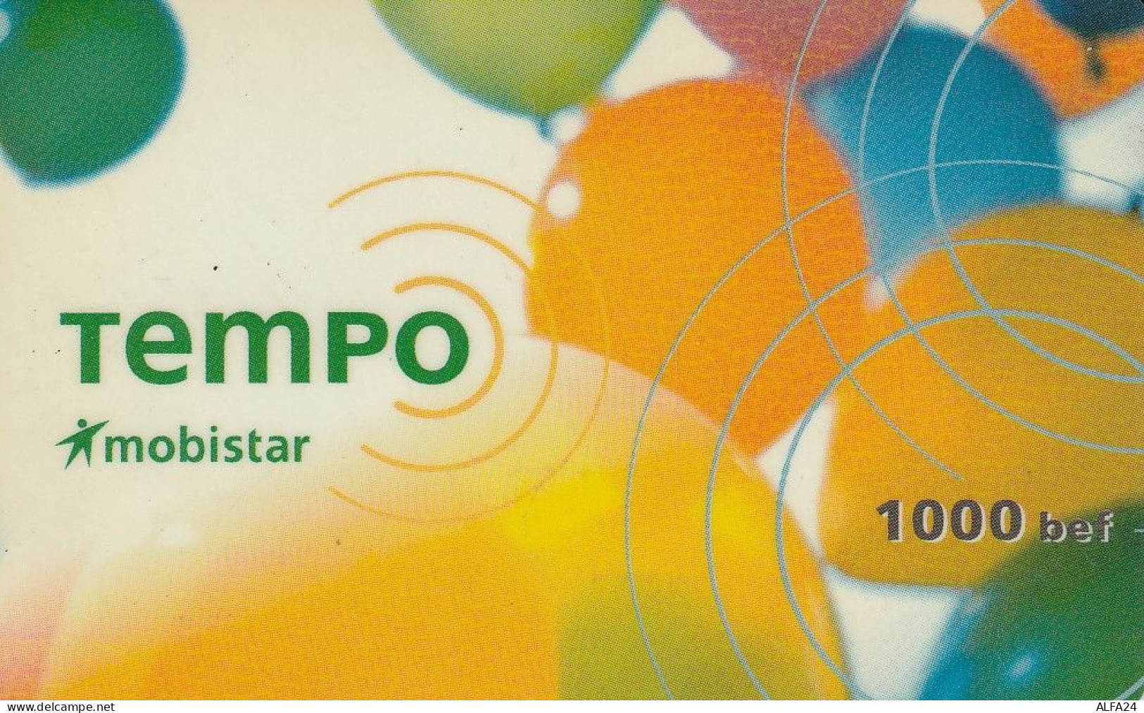 PREPAID PHONE CARD BELGIO  (CV2985 - Cartes GSM, Recharges & Prépayées