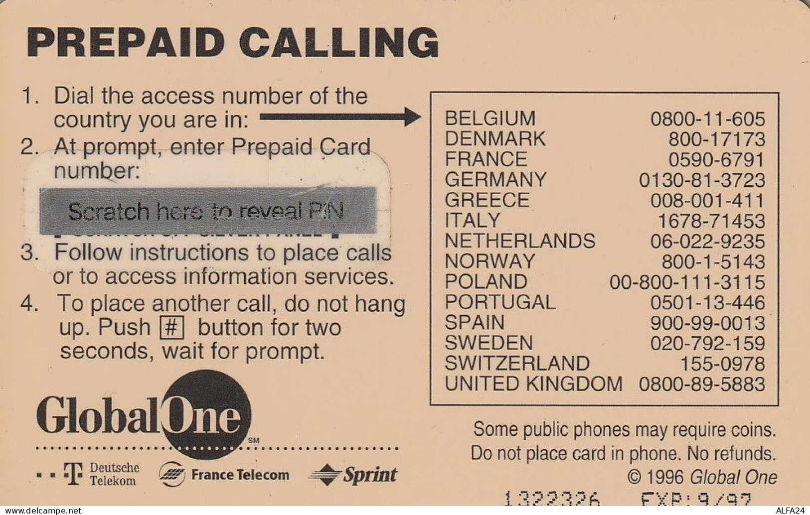 PREPAID PHONE CARD BELGIO  (CV2939 - GSM-Kaarten, Herlaadbaar & Voorafbetaald