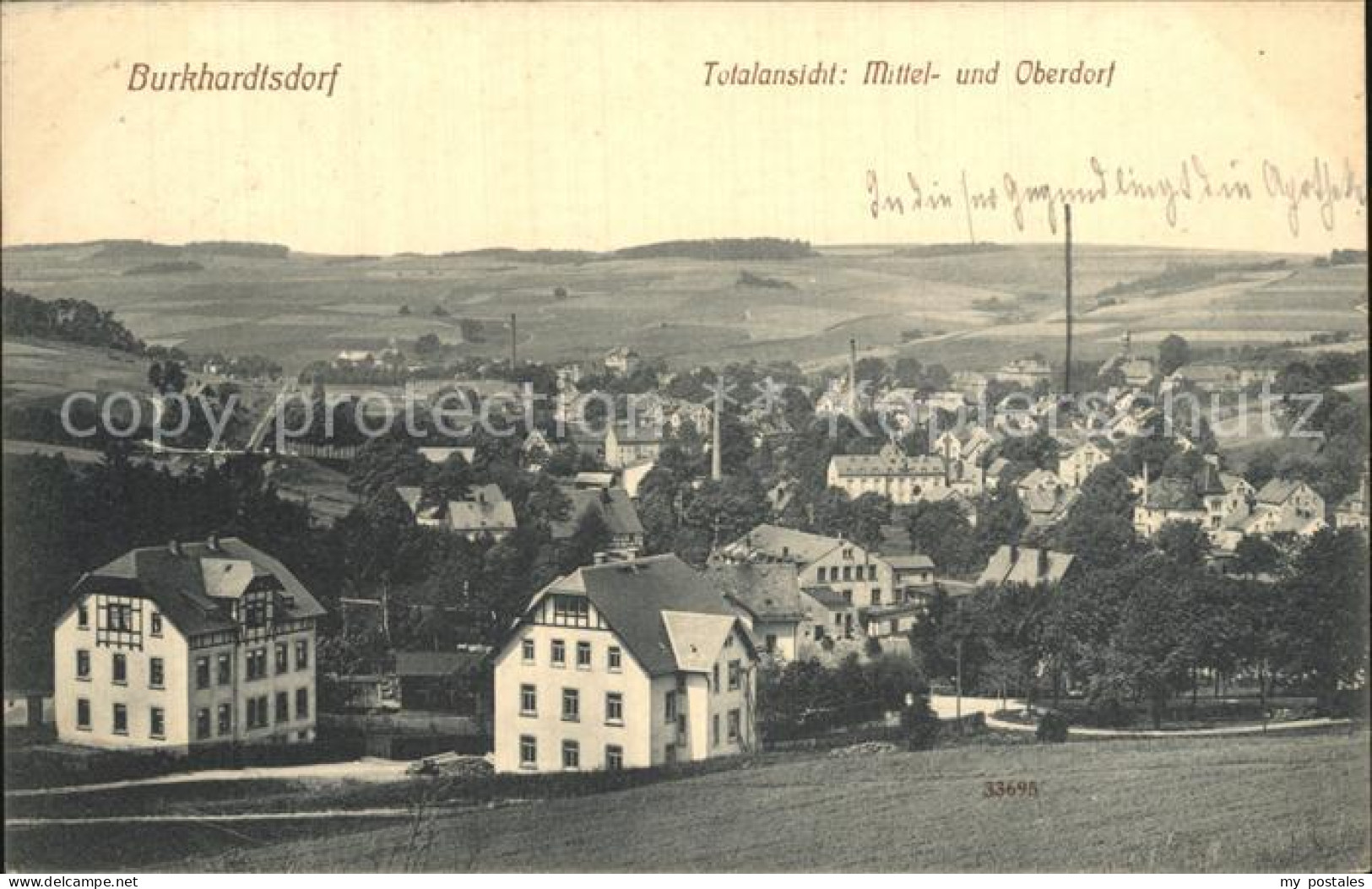 42584930 Burkhardtsdorf Totalansicht Mittel Und Oberdorf Burkhardtsdorf - Burkhardtsdorf