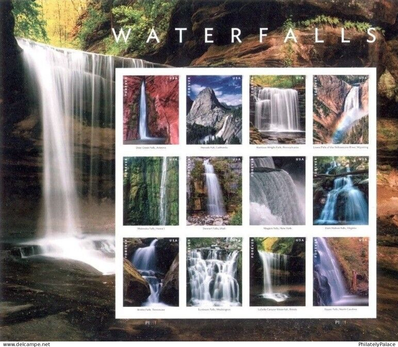 USA 2023 Year Set Pack,136 Stamps,Endangered,Waterfall,Christmas,Flag,Fox,Cat, Bus,Boat,Architecture ,MNH(**)