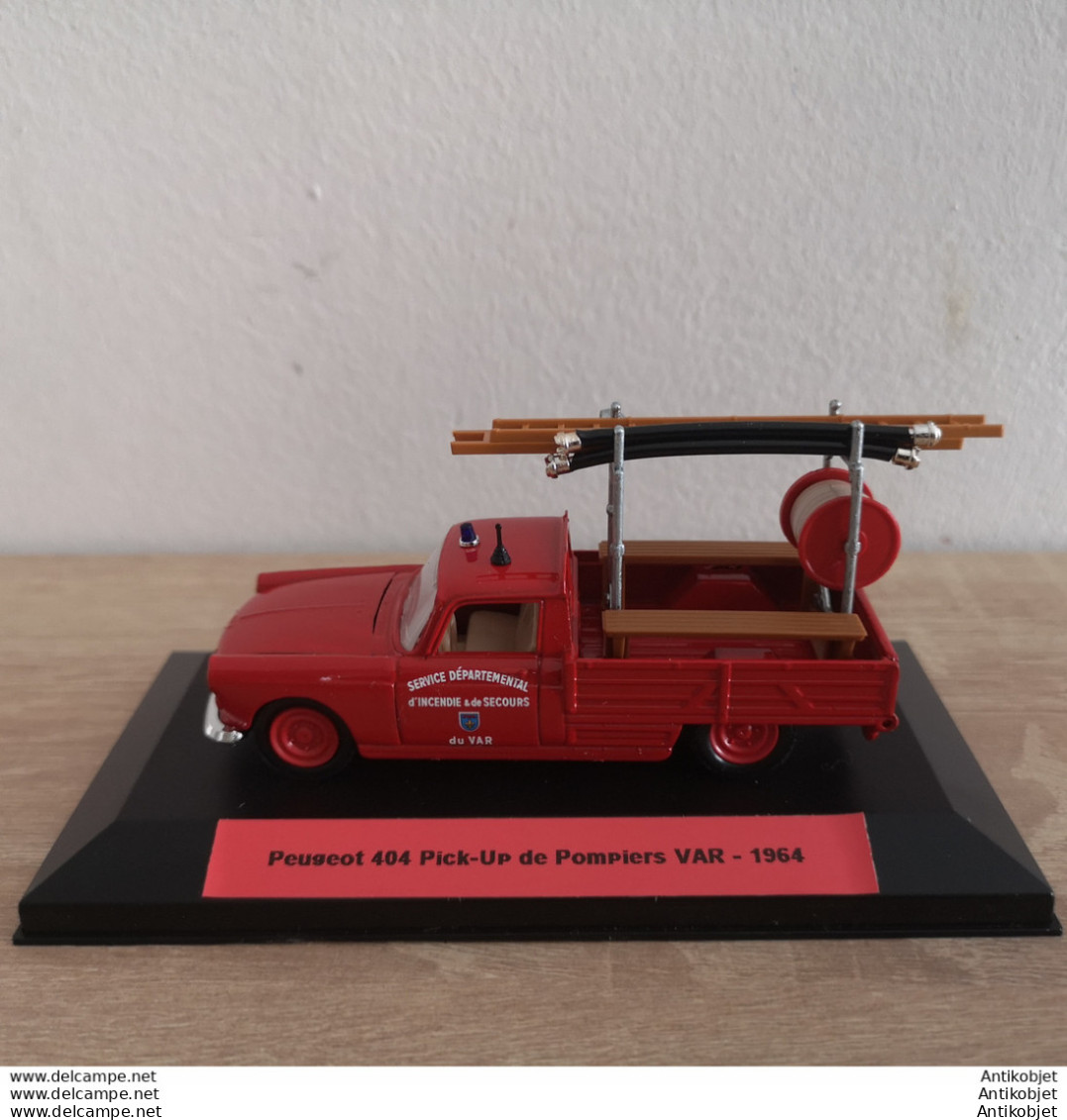 Peugeot 404 Pick-Up De Pompiers Var 1964 - Norev