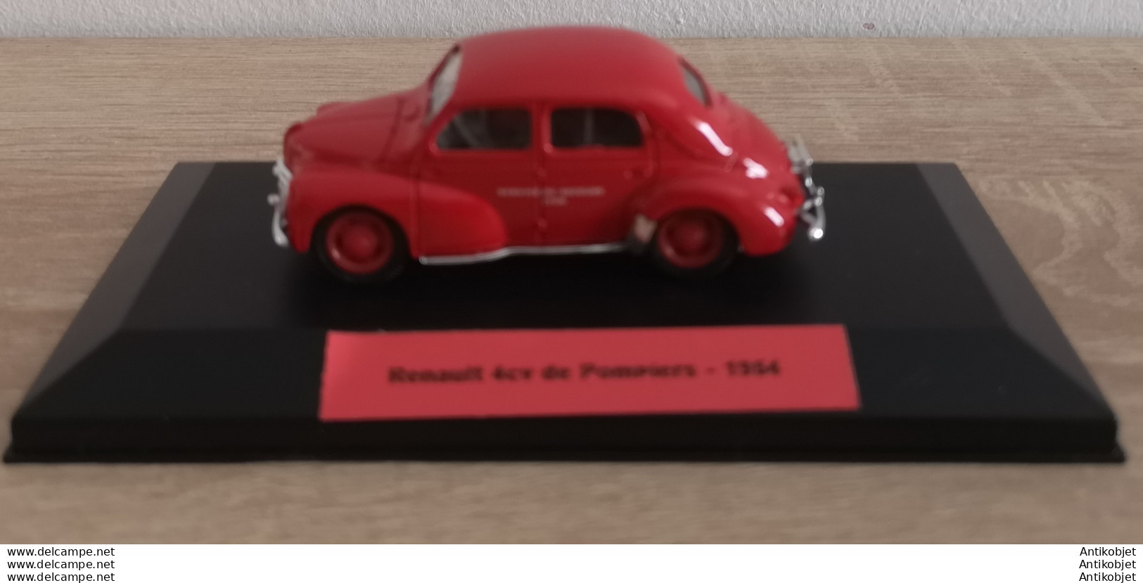 Renault 4cv De Pompiers 1954 - Norev