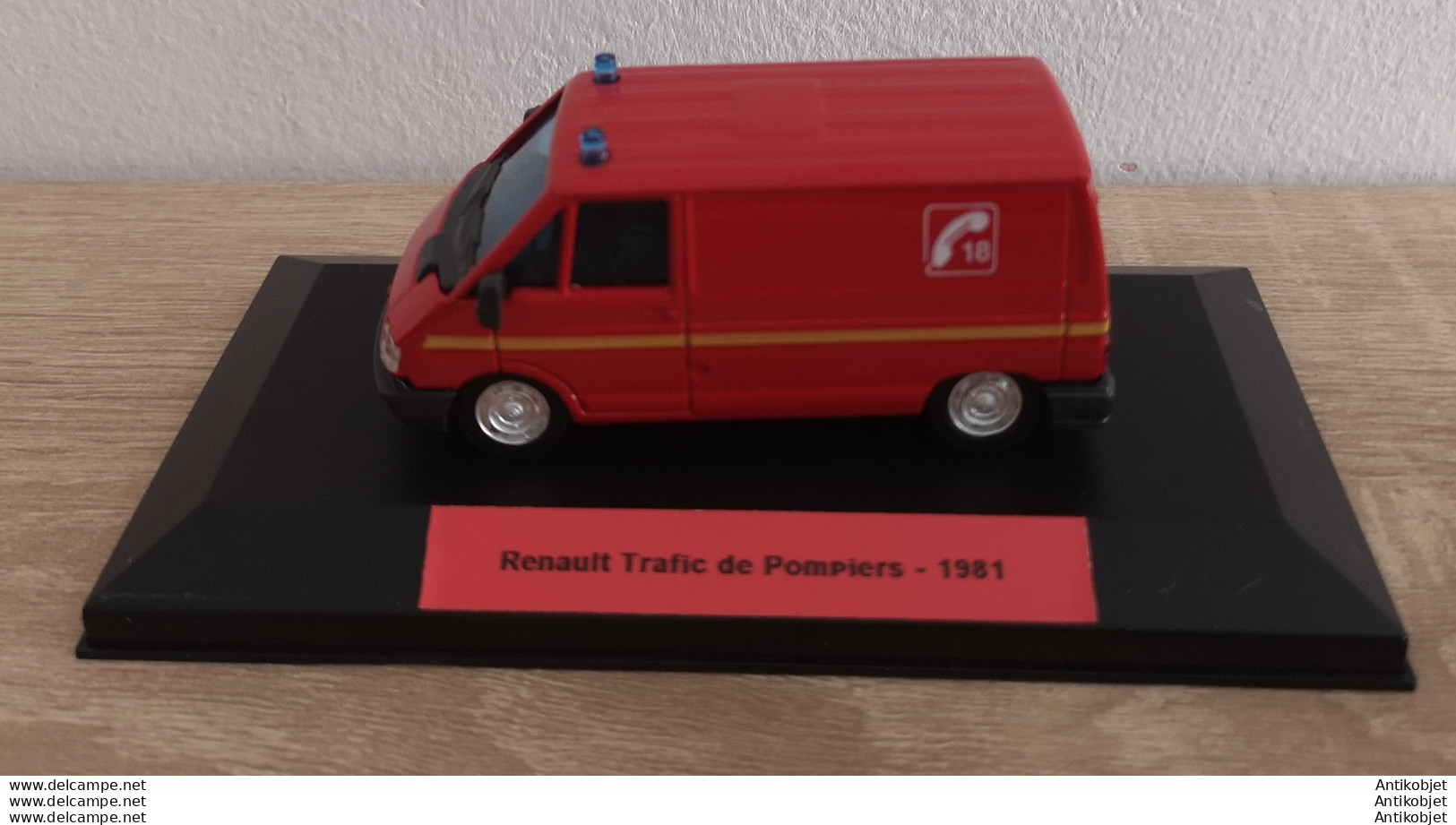 Renault Trafic De Pompiers 1981 - Norev