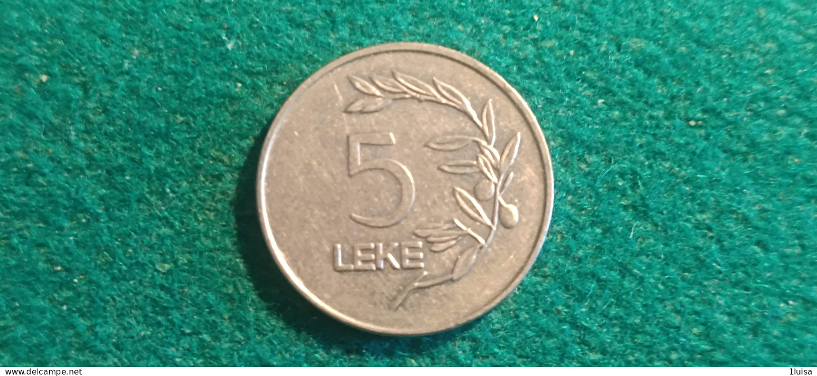 ALBANIA  5 LEK 1995 - Albanie