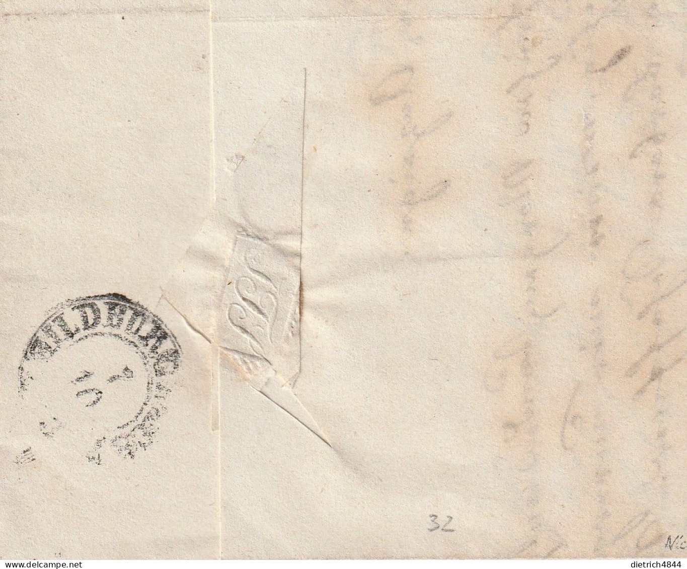 Brief Aus Eisfeld 1. 10 1863 Mit Michel  Nr. 32 - Briefe U. Dokumente