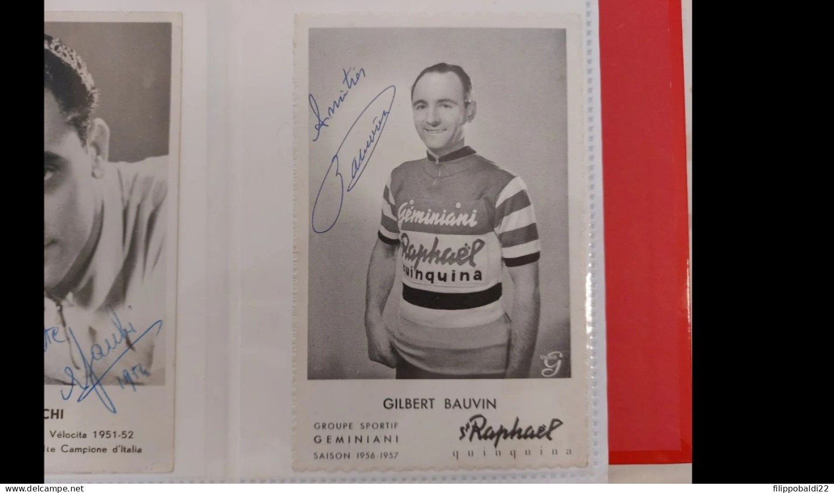 Gilbert Bauvin 10x15 Autografo Autograph Signed - Cyclisme