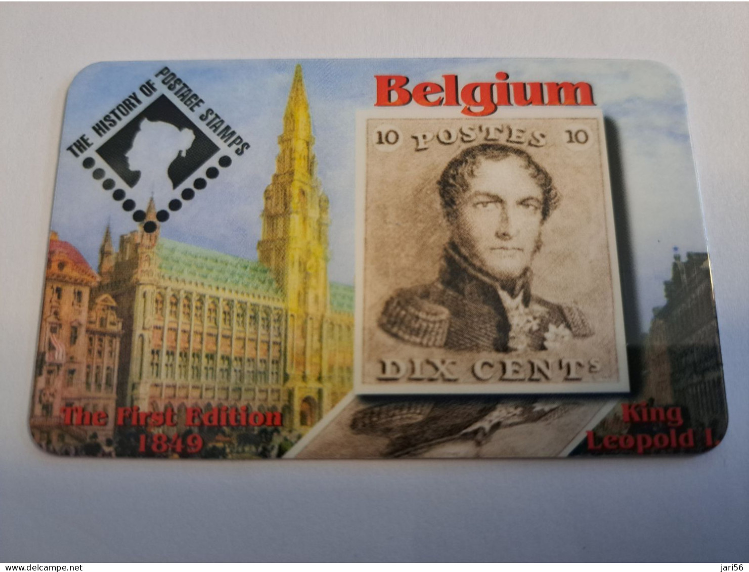 GREAT BRITAIN /20 UNITS /BELGIUM   1849 FIRST EDITION   / DATE 09/99 PREPAID CARD / LIMITED EDITION/ MINT  **15923** - Collections