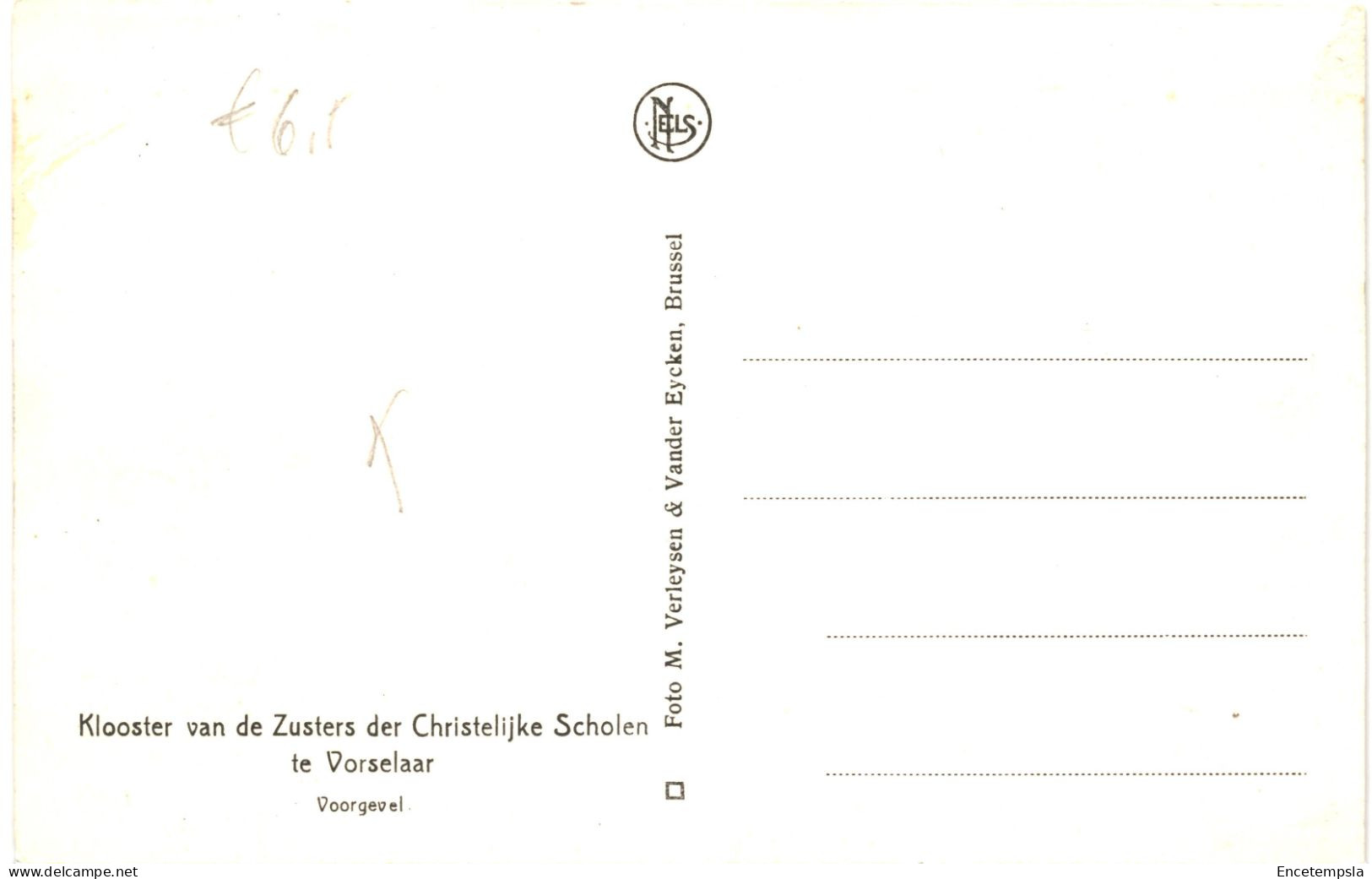 CPA Carte Postale France Vorselaar  Klooster Van Zuster Der Christelijke Scholen  Voorgevel  VM75355 - Vorselaar