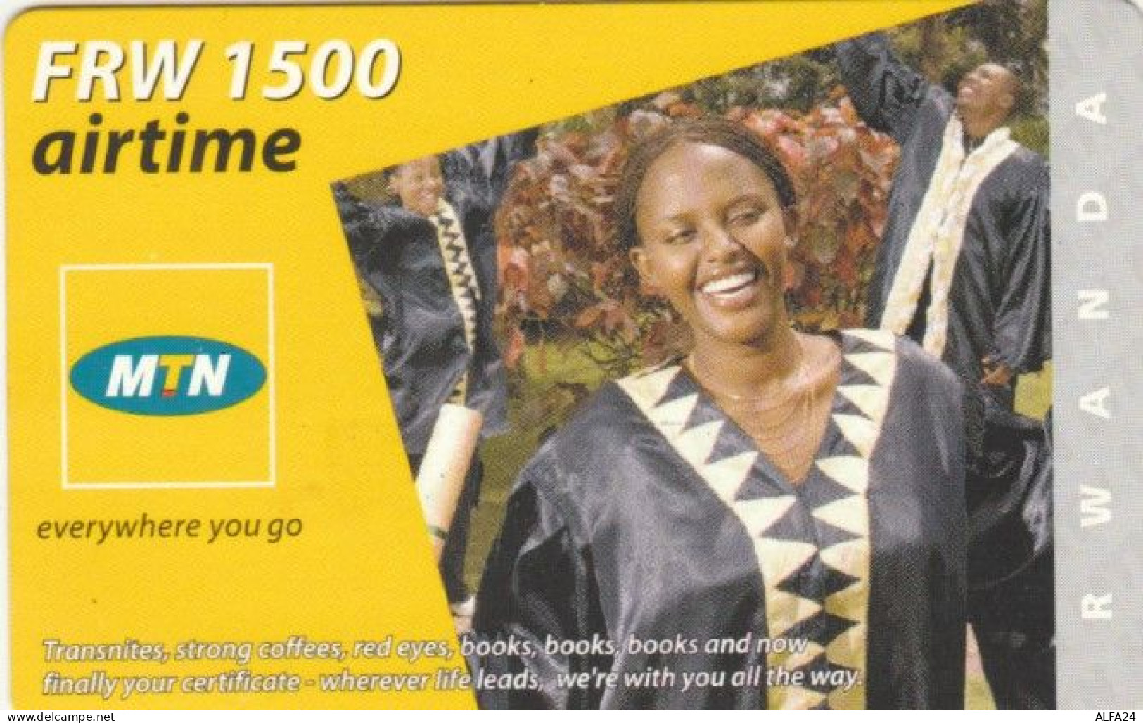 PREPAID PHONE CARD RWANDA (PY14 - Rwanda