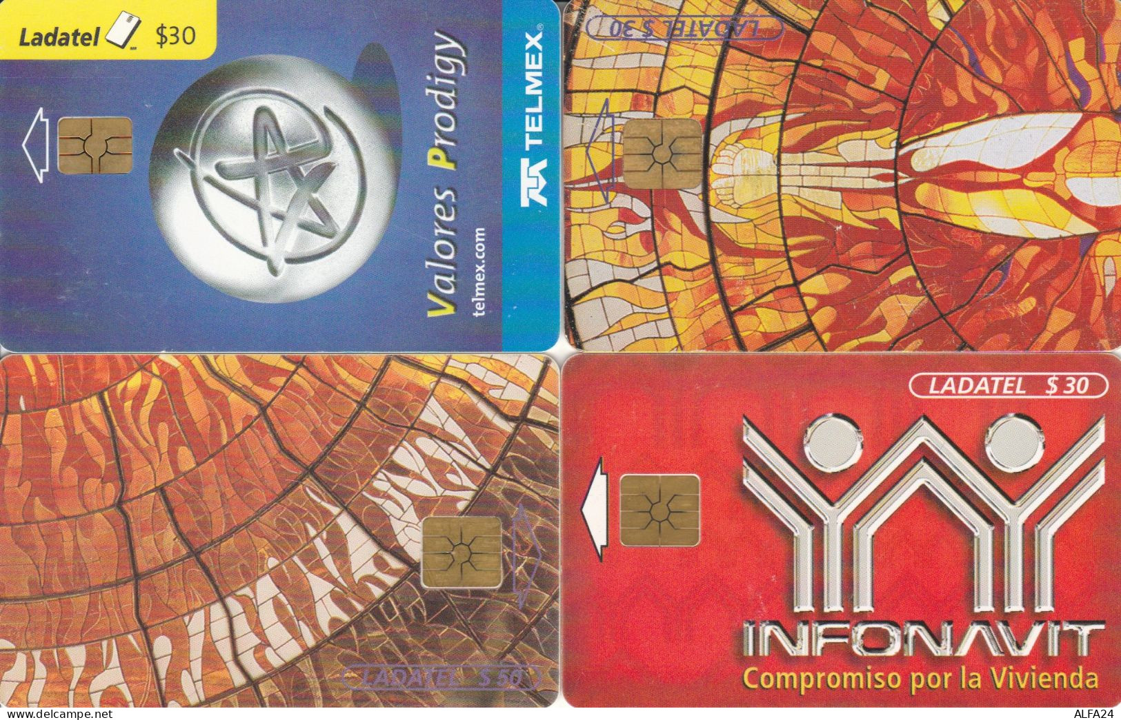 4 PHONE CARDS MESSICO (PY2626 - Messico