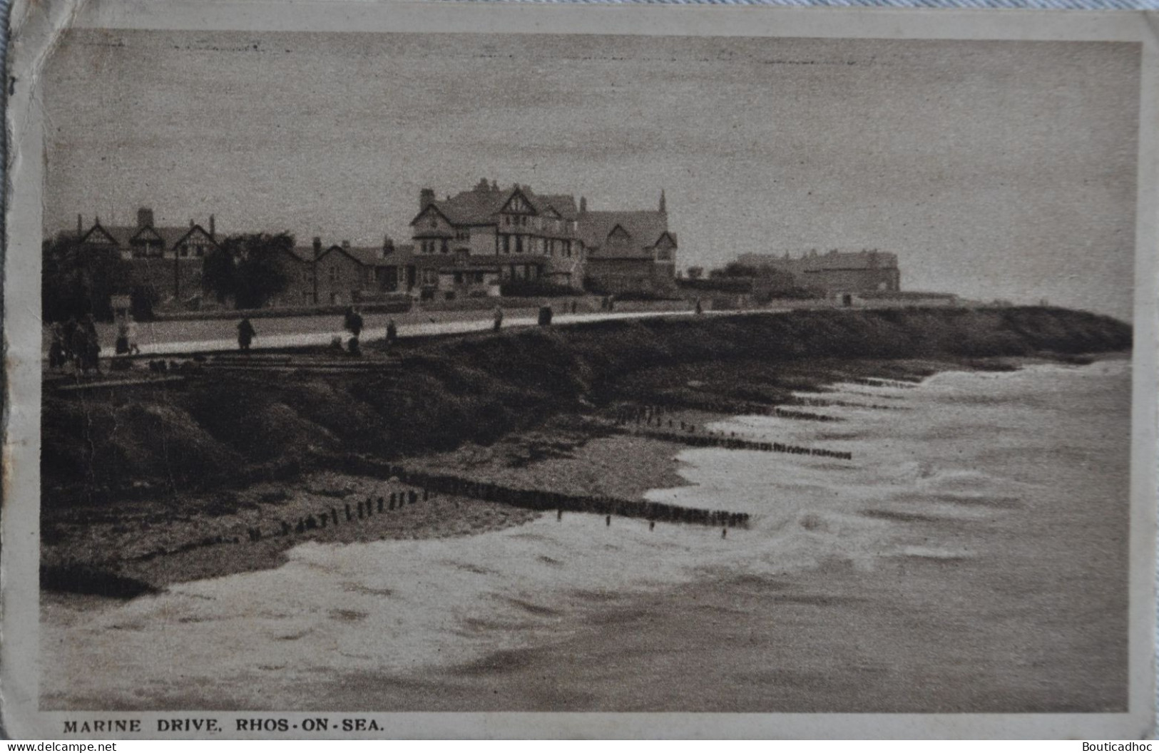 Rhos On Sea : Marine Drive On 1914 - Gwynedd