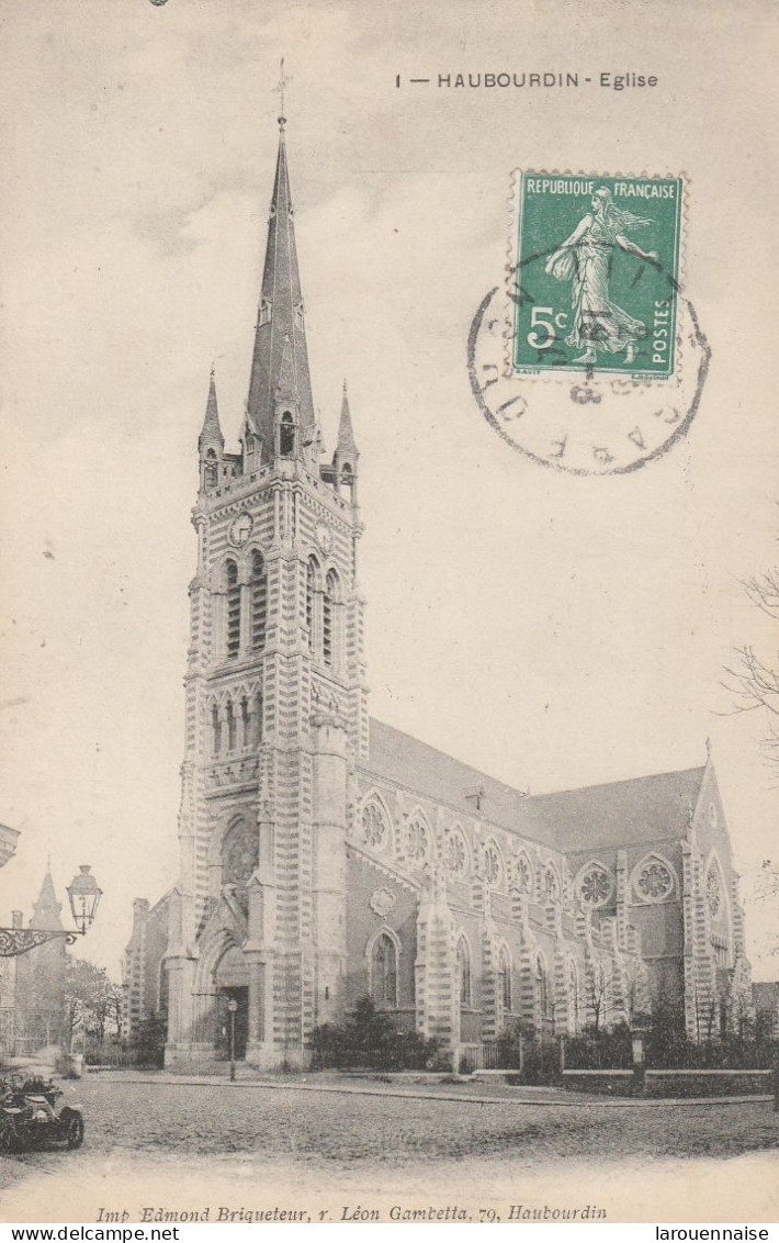 59 - HAUBOURDIN - L' Eglise - Haubourdin