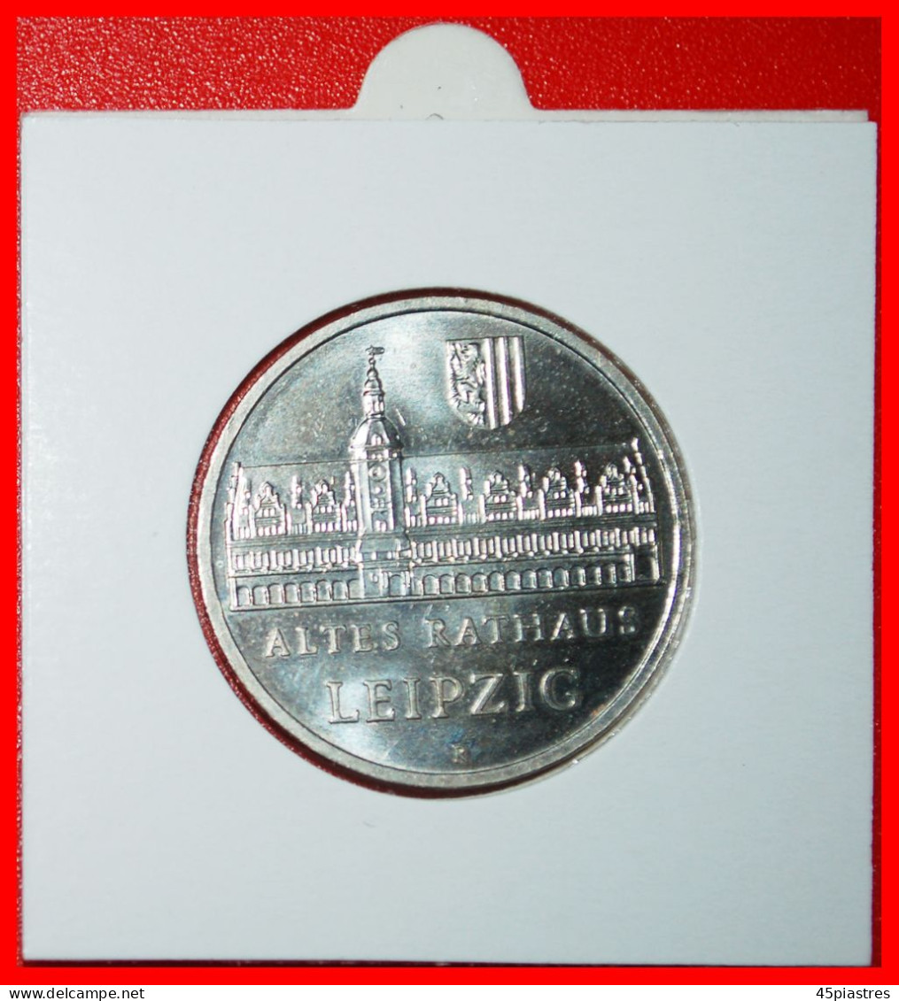 * COMMUNISM (1948-1990): GERMANY  5 MARK 1984A LEIPZIG OLD CITY HALL! IN HOLDER! · LOW START ·  NO RESERVE! - Commemorative