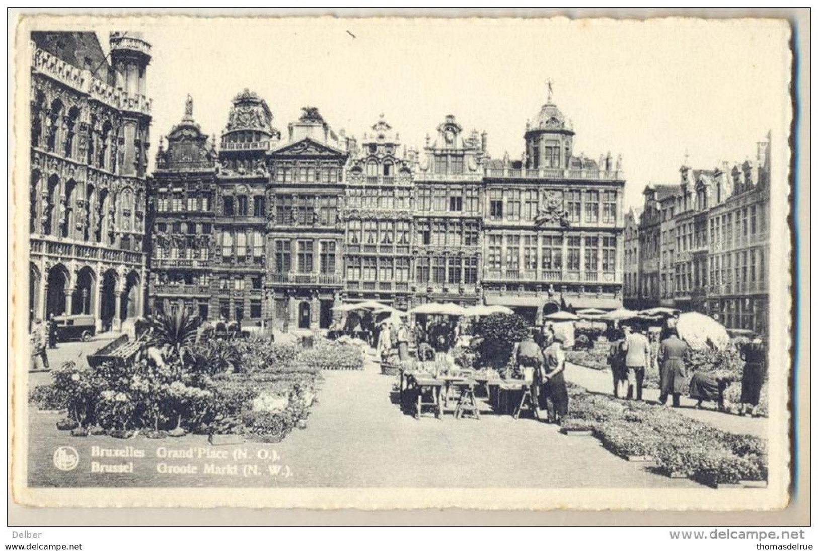 2n211: N° 769: BRUXELLES Grand 'Place (N.O) BRUSSEL Groote Markt(N.W.)verstuurd > Andwil Suisse - - 1948 Export