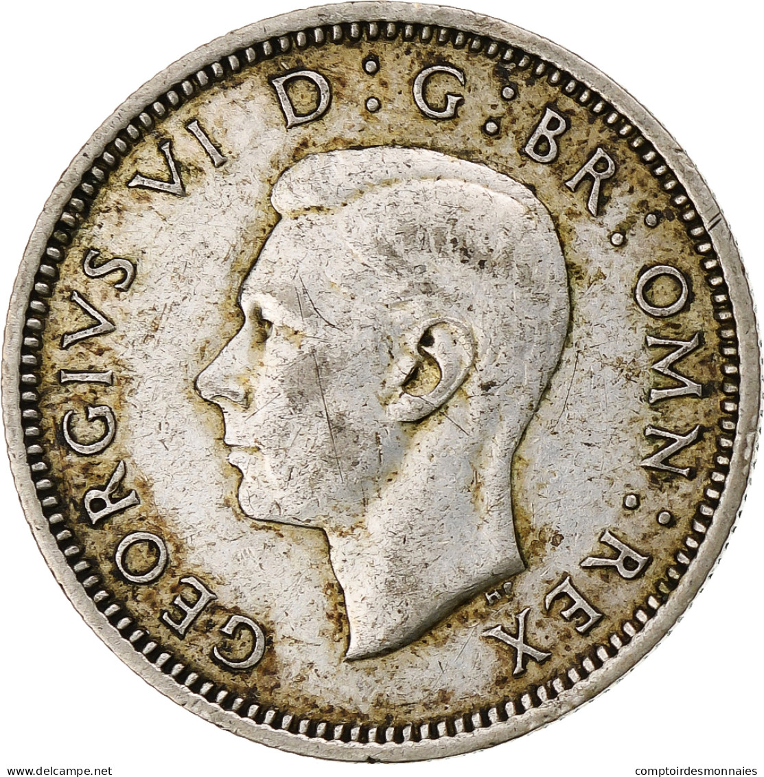 Grande-Bretagne, George VI, 6 Pence, 1940, TTB+, Argent, KM:852 - H. 6 Pence