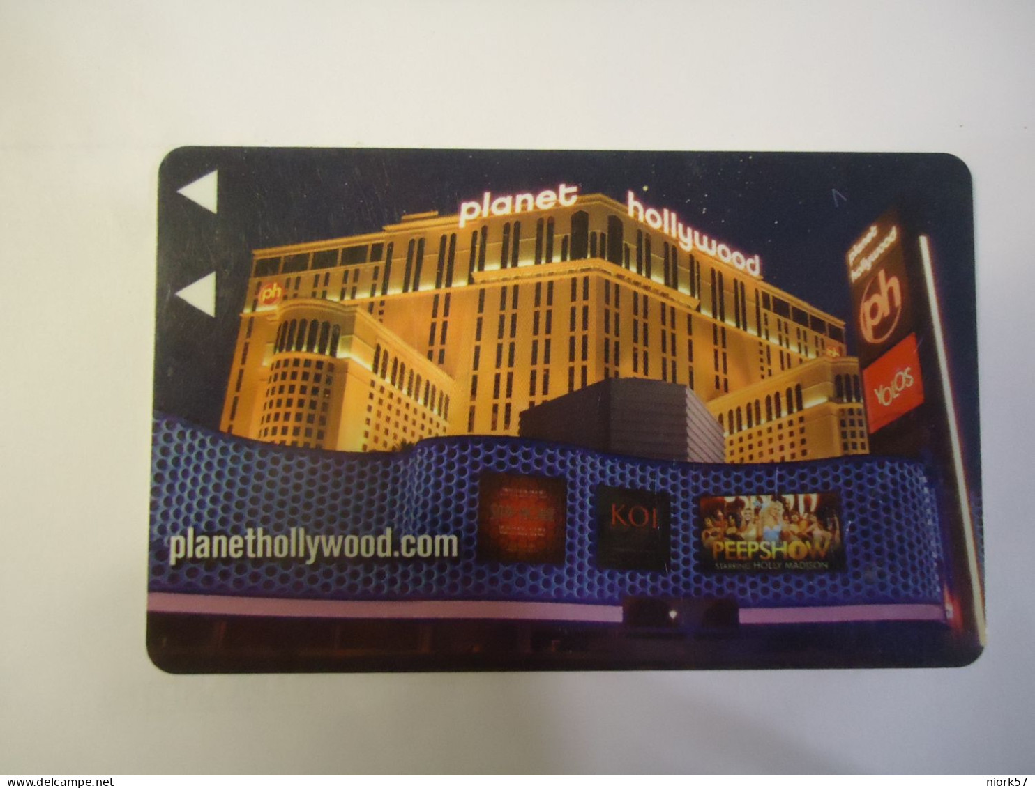 UNITED STATES  HOTELS CARDS   HOTEL KYE   PLANT HOLLYWOOD  LAS VEGAS - Other & Unclassified