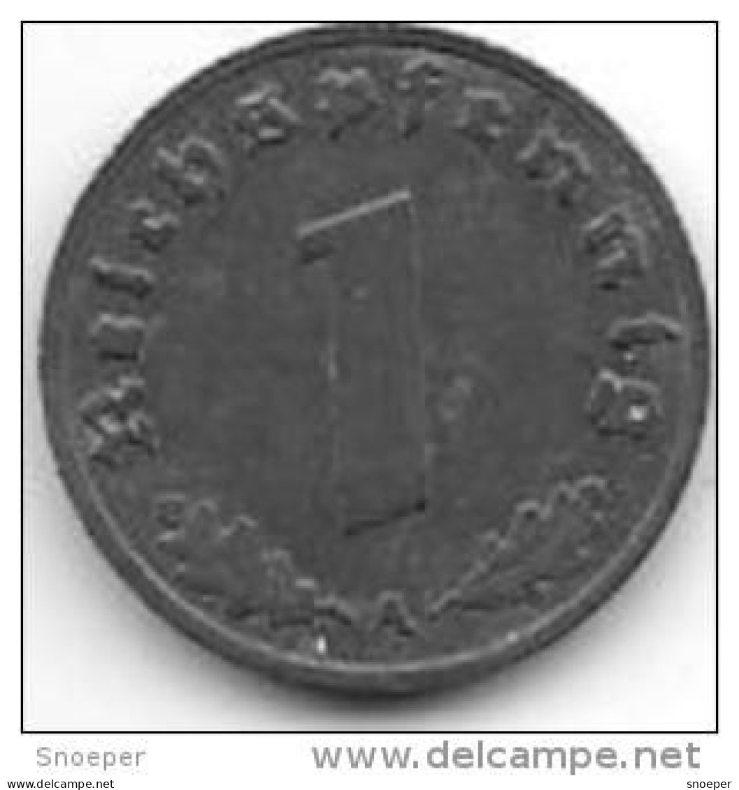 Third Reich 1 Pfennig 1942 A  Km 97   Unc !!! - 1 Reichspfennig