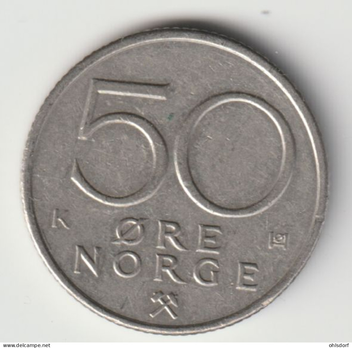 NORGE 1993: 50 Öre, KM 418 - Norvège