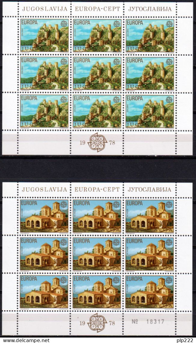 Europa CEPT 1978 Annata Completa + Foglietti / Complete Year Set + S/S **/MNH VF - Années Complètes