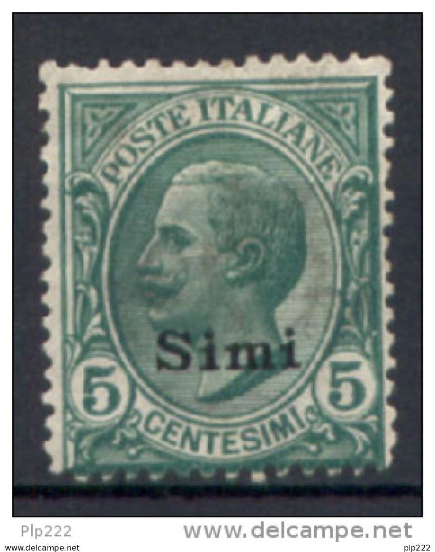 Egeo Simi 1912 Sass.2 */MH VF/F - Aegean (Simi)