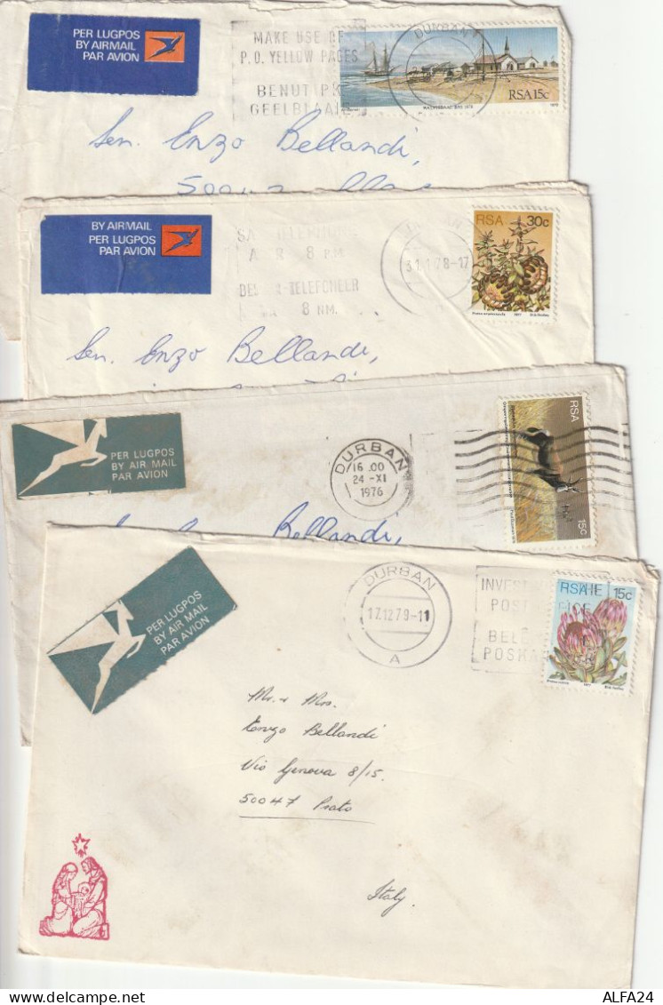 10 LETTERE SUDAFRICA (ZP3572 - Covers & Documents