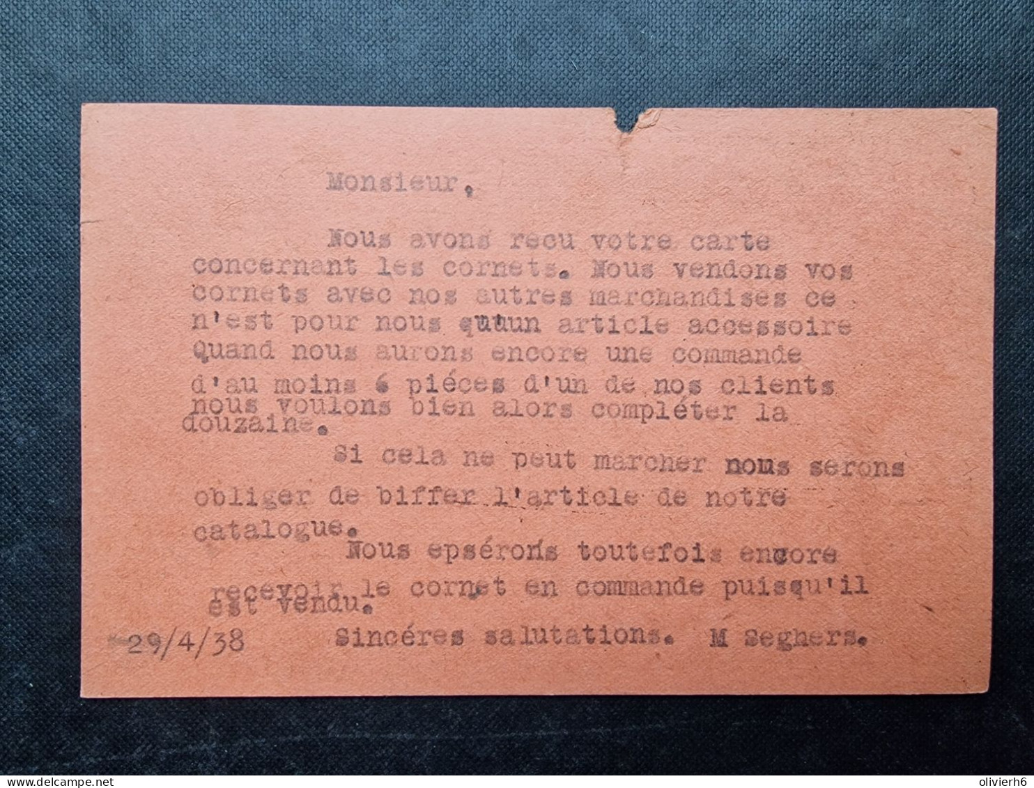CP BELGIQUE (V1916) BRUXELLES PETITS METIERS (2 Vues) Marcel Seghers Quincaillerie Rue De L'Etuve 79 - Petits Métiers