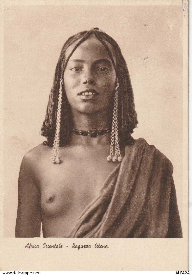 CARTOLINA 1937 C.20 ETIOPIA - TIMBRO HARAR (ZP4755 - Ethiopië