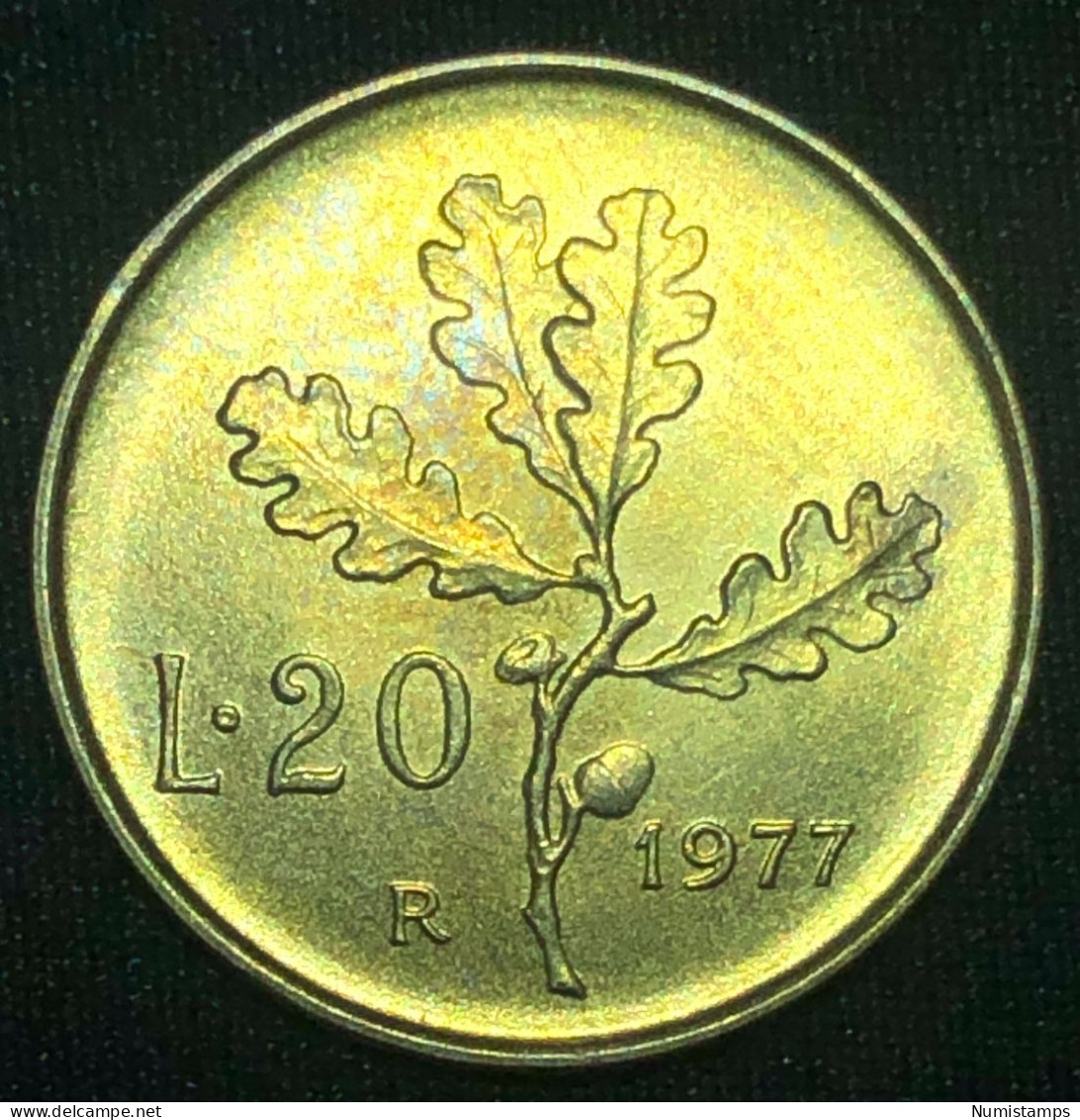 Italia 20 Lire, 1977 - 20 Lire