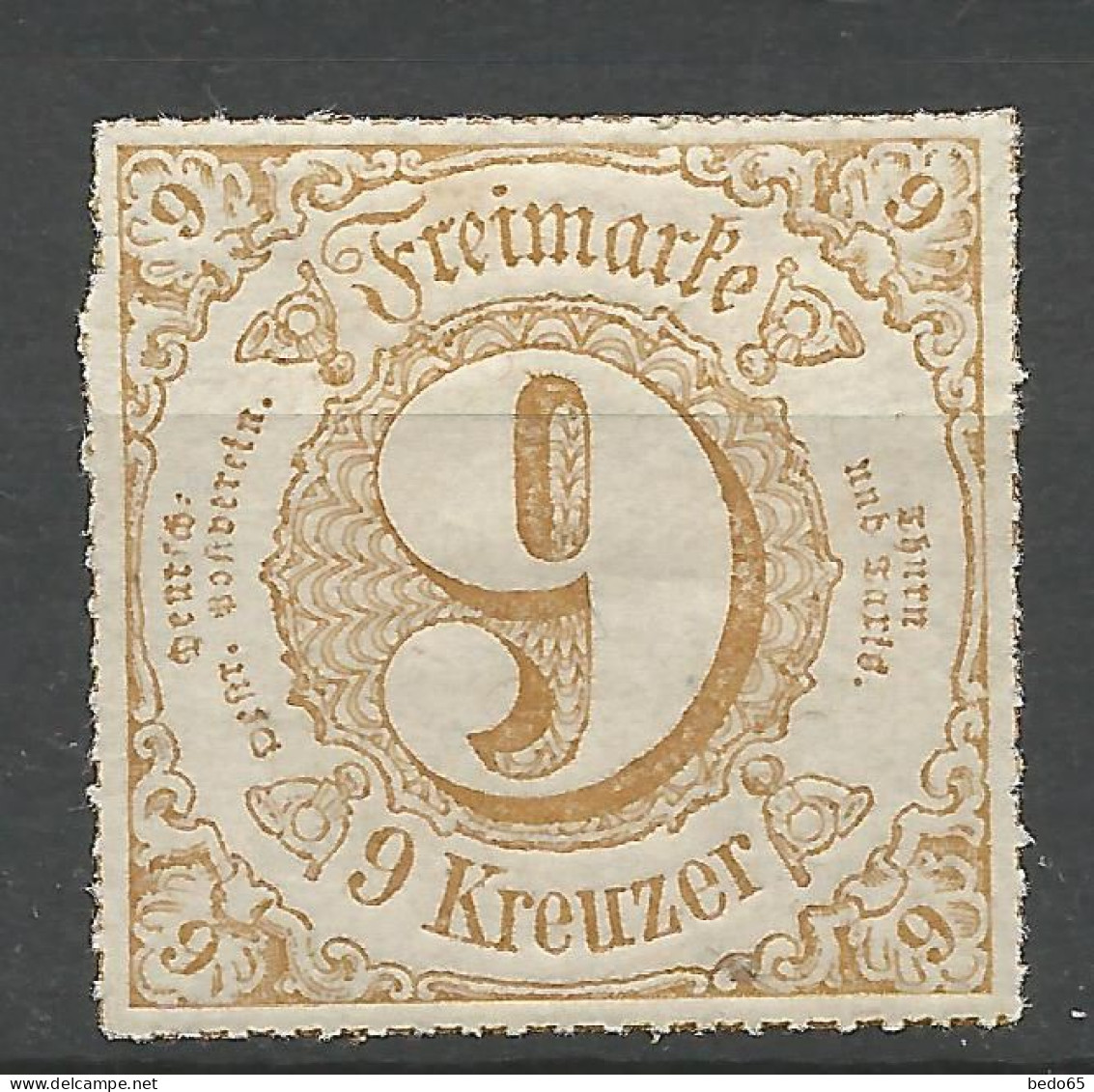 ALLEMAGNE Tour Et Taxis N° 48 NEUF* TRACE DE CHARNIERE   / Hinge / MH - Nuevos