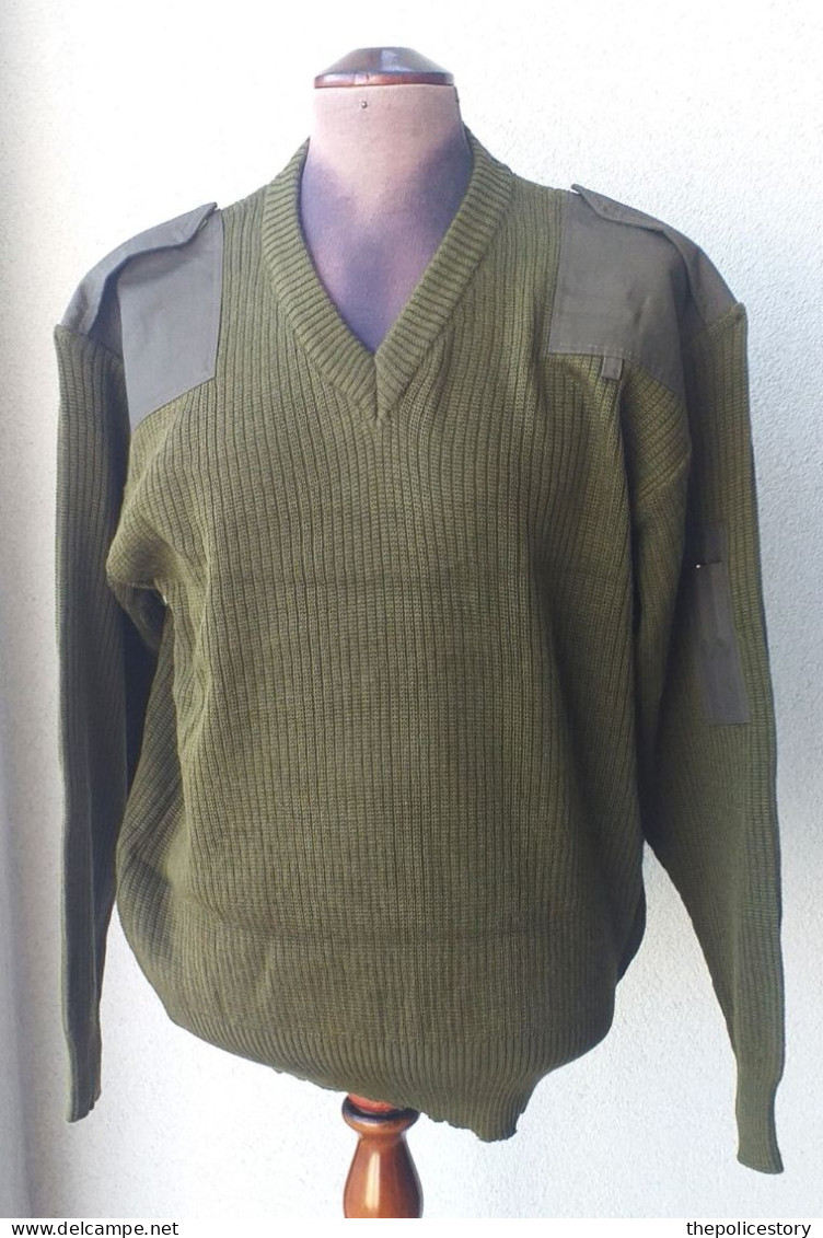 Maglione Originale Esercito Italiano Del 2003 Etichettato Tg. XL Nuovo Mai Usato - Uniforms