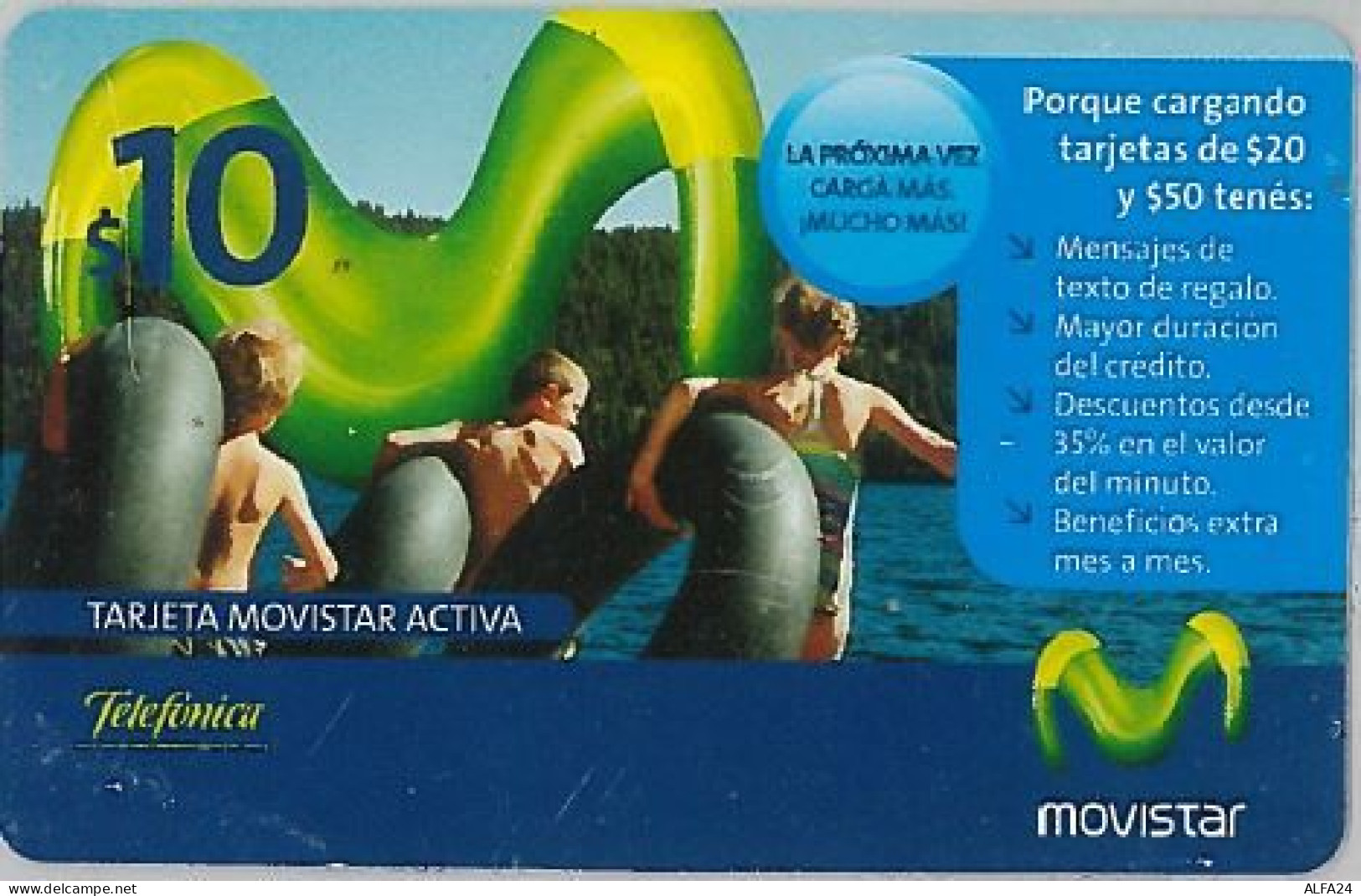 PREPAID PHONE CARD ARGENTINA (U.5.2 - Argentina