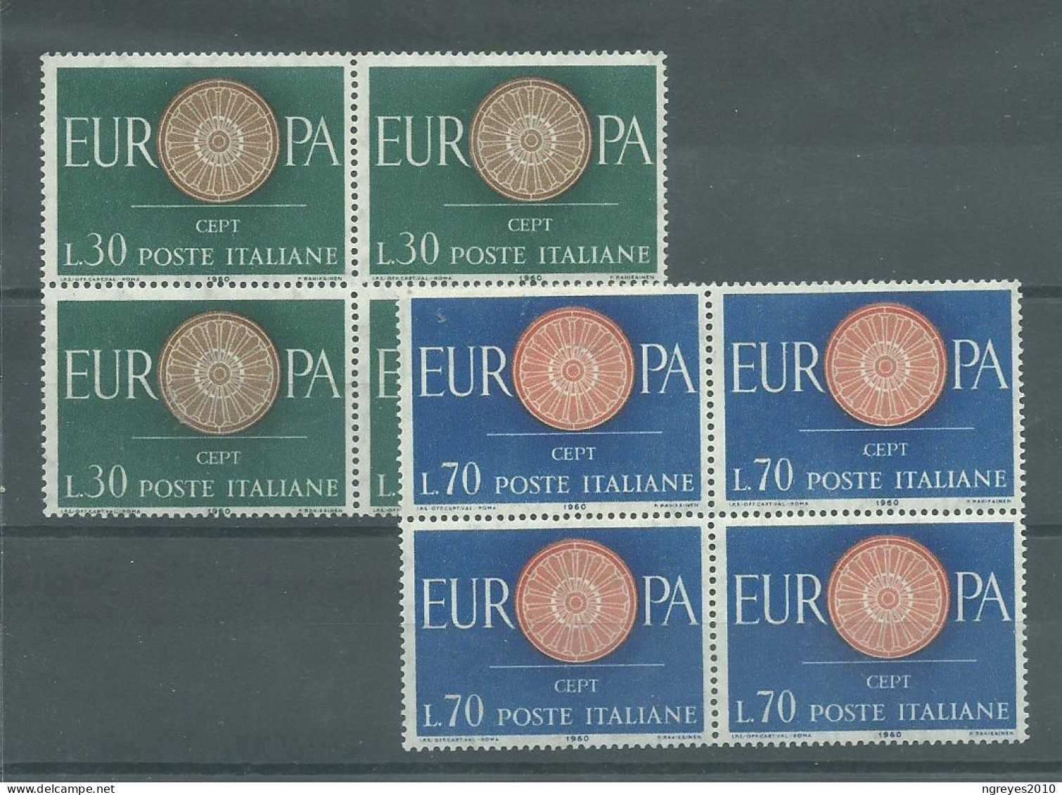 230045628  ITALIA  YVERT  Nº822/823  (EUROPA)  **/MNH - 1960