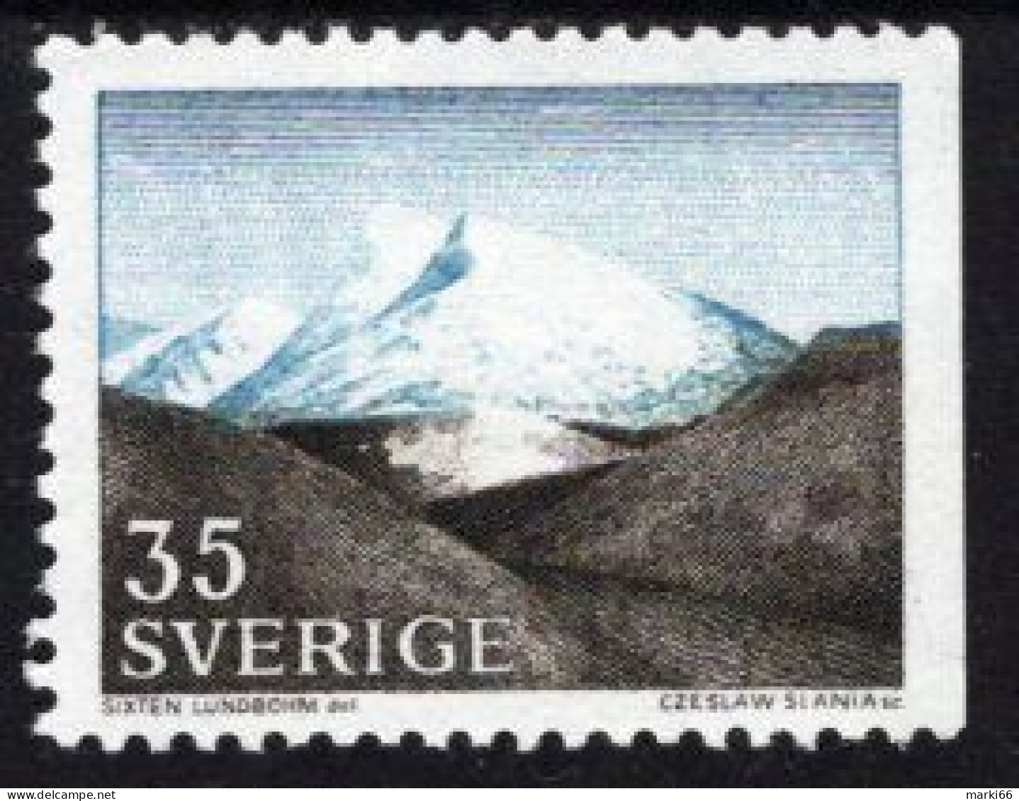 Sweden - 1967 - Landscapes - Mint Coil Stamp - Neufs