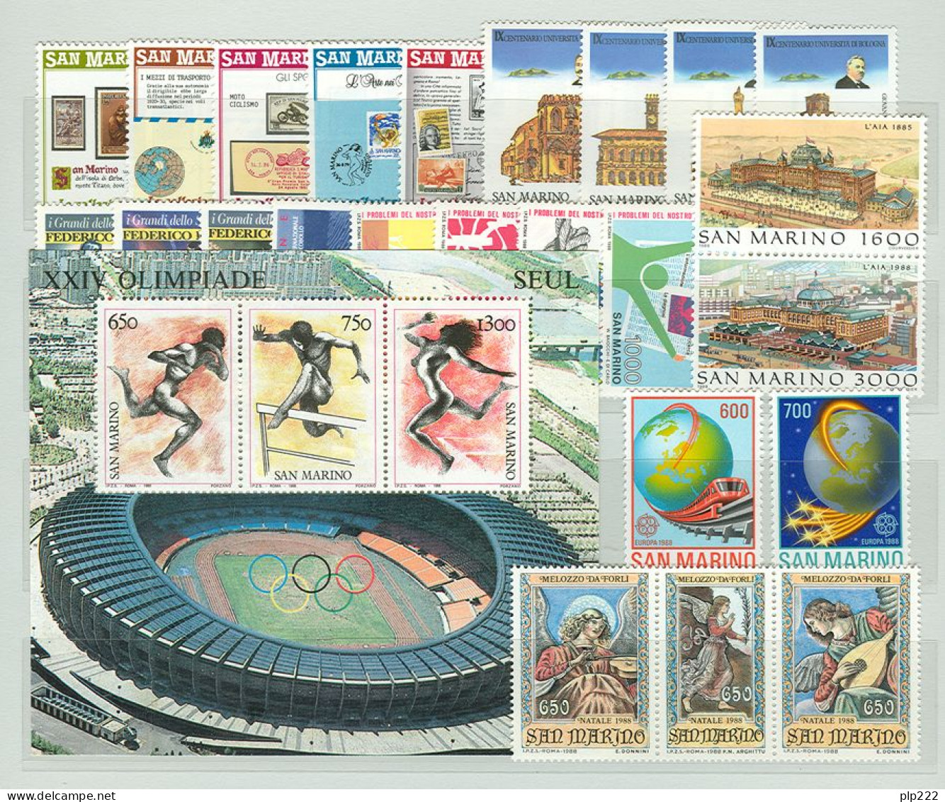 San Marino 1988 Annata Completa/Complete Year MNH/** - Años Completos