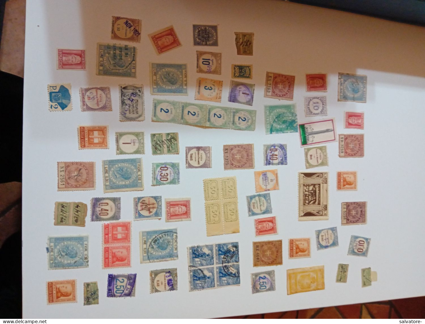 LOTTO 70 MARCHE DA BOLLO REGNO - Revenue Stamps