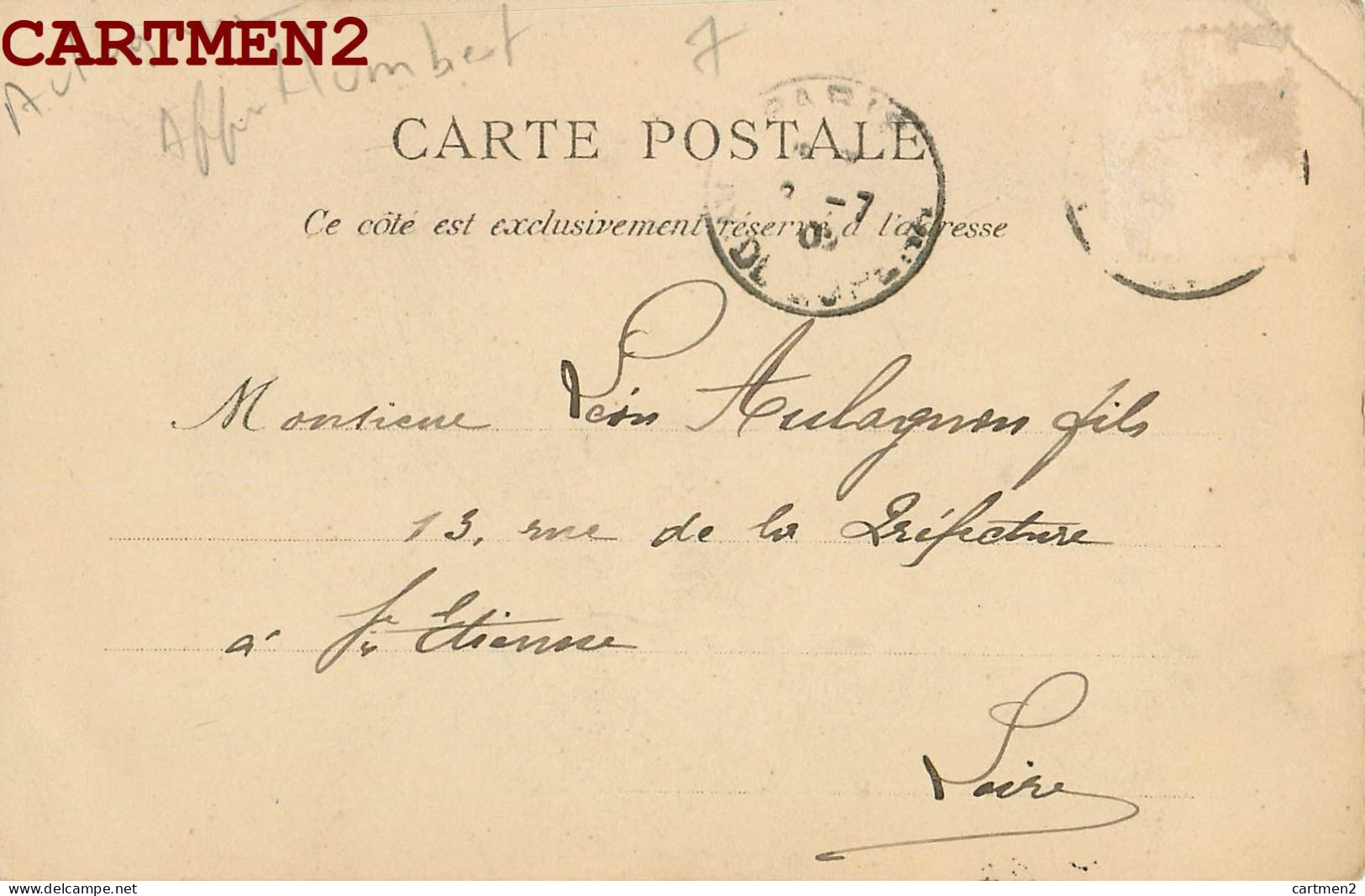 AUTOGRAPHE DEDICACE AFFAIRE HUMBERT MADAME MARIA DAURIGNAC POLITIQUE - Persönlichkeiten