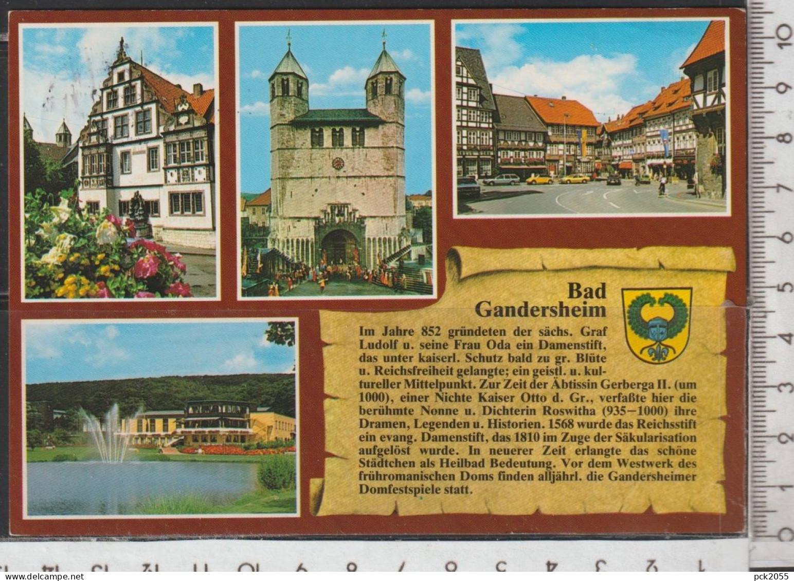 BAD GANDERSHEIM, Mehrbildkarte Gelaufen  (AK 4349) Günstige Versandkosten - Bad Gandersheim