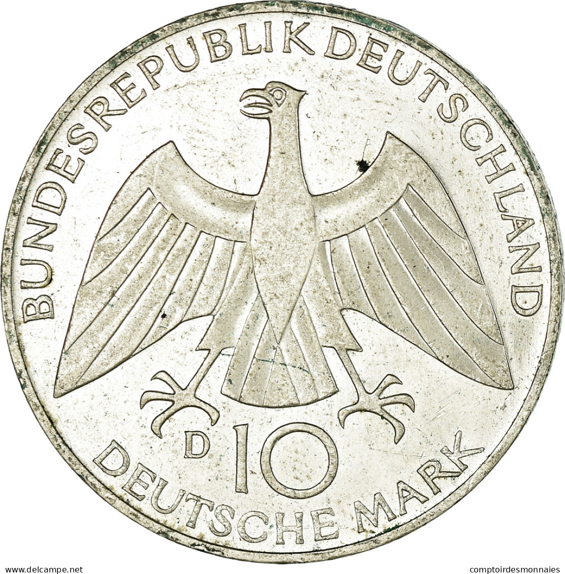 Monnaie, République Fédérale Allemande, 10 Mark, 1972, Munich, TTB+, Argent - Autres & Non Classés