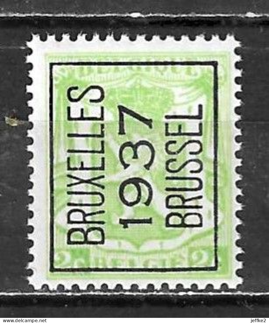 PRE321**  Petit Sceau De L'Etat - Bonne Valeur - Bruxelles 1937 - MNH** - LOOK!!!! - Typo Precancels 1936-51 (Small Seal Of The State)