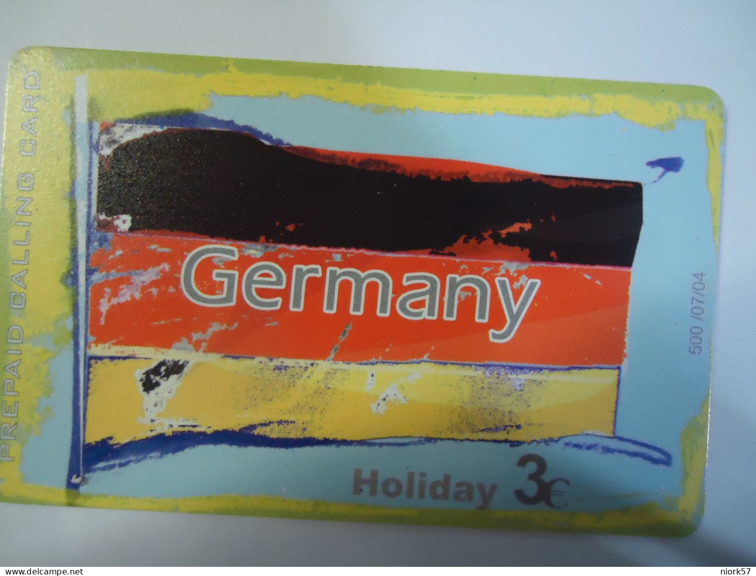 GERMANY  GREECE USED PHONECARDS   FLAG  TIR.500 - Sonstige & Ohne Zuordnung