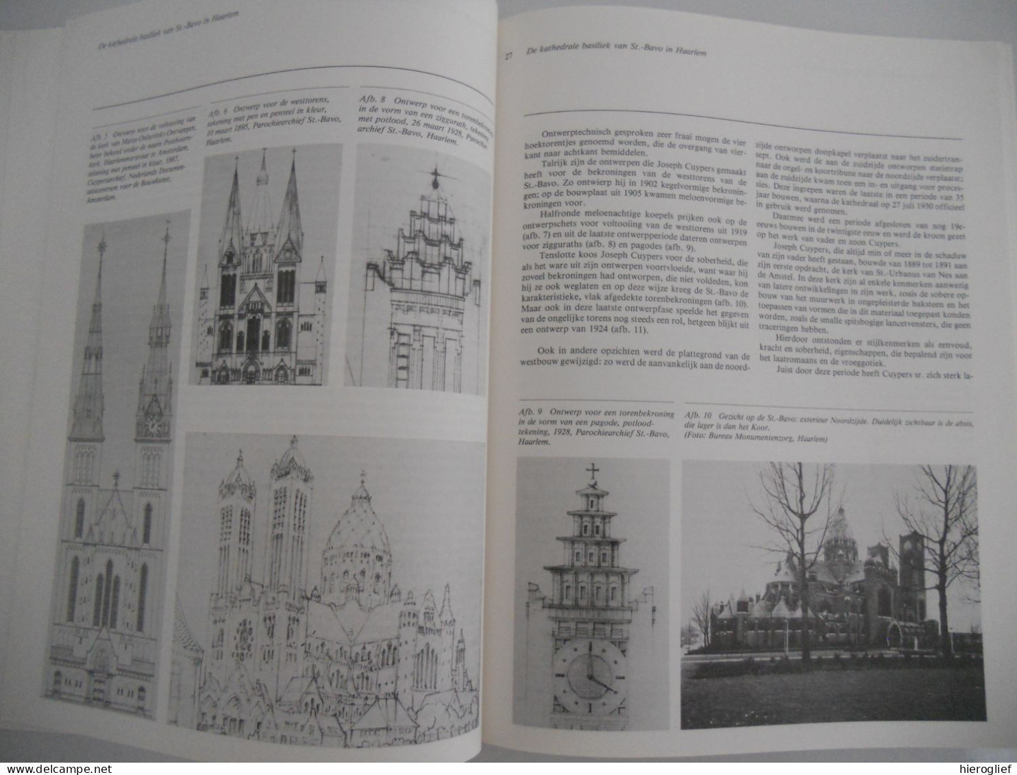 Vijf Europese Kathedralen Parijs Barcelona Haarlem Londen Brussel -themanr 198 Tijdschrift VLAANDEREN 1984 Architectuur - Histoire