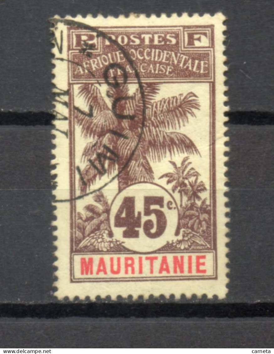 MAURITANIE  N° 11   OBLITERE    COTE 9.00€  TYPE PALMIER - Used Stamps